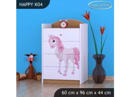 vyr 27471 komoda happy k04 ksiezniczka z konikiem