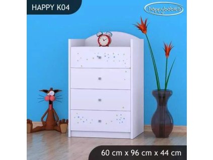 vyr 27493 komoda happy k04 niebieski mis 2