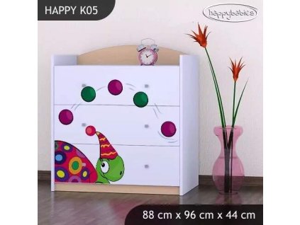 vyr 27565 komoda happy k05 kolorowy zolw