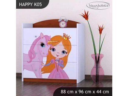 vyr 27571 komoda happy k05 ksiezniczka i jednorozec