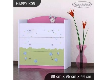 vyr 27592 komoda happy k05 niebieski mis