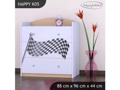 vyr 27628 komoda happy k05 trzy auta