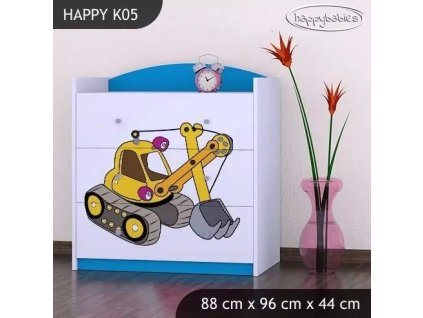 vyr 27643 komoda happy k05 zolta koparka