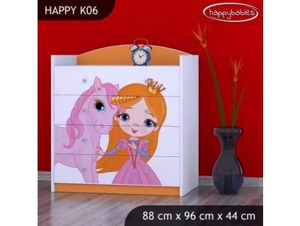 vyr 27666 komoda happy k06 ksiezniczka i jednorozec