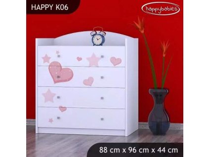 vyr 27678 komoda happy k06 mis z sercem