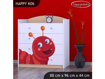 vyr 27718 komoda happy k06 wesola dzdzownica 2