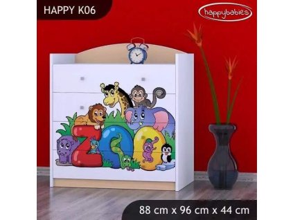 vyr 27733 komoda happy k06 zoo 3