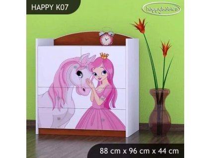 vyr 27764 komoda happy k07 ksiezniczka z konikiem 2
