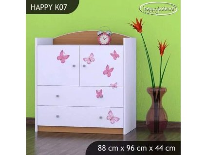 vyr 27765 komoda happy k07 ksiezniczka z motylkami 2