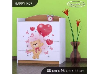 vyr 27776 komoda happy k07 mis z balonami