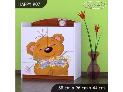vyr 27782 komoda happy k07 misiu z kwiatkami