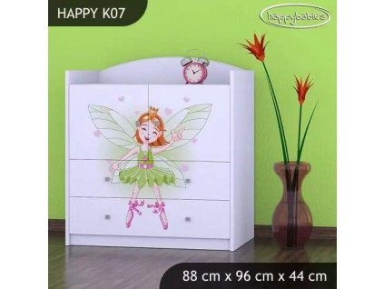 vyr 27844 komoda happy k07 zielona czarodziejka