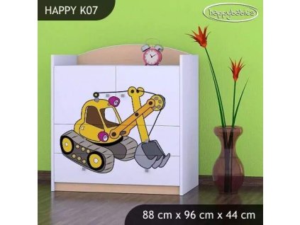 vyr 27847 komoda happy k07 zolta koparka