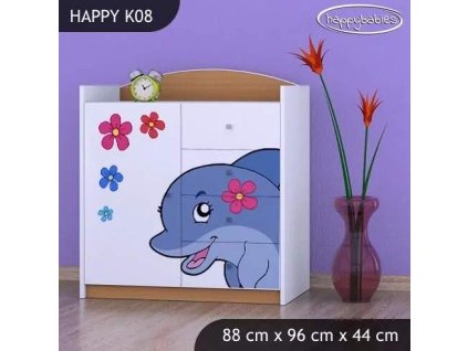 vyr 27856 komoda happy k08 delfin