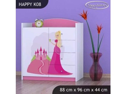 vyr 27874 komoda happy k08 ksiezniczka z zamkiem 2
