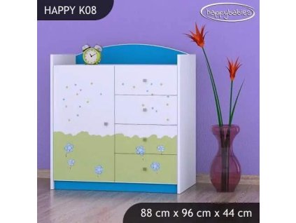 vyr 27887 komoda happy k08 niebieski mis