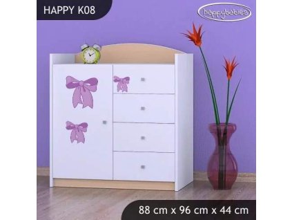 vyr 27890 komoda happy k08 piesek z kokarda