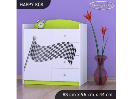 vyr 27920 komoda happy k08 trzy auta