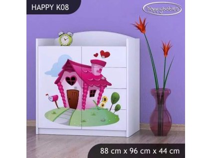 vyr 27928 komoda happy k08 zaczarowany domek 2