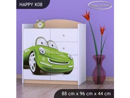 vyr 27933 komoda happy k08 zielone auto
