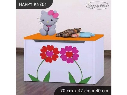 vyr 27947 kufer na zabawki happy knz01 dwa kwiaty