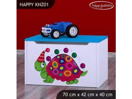 vyr 27953 kufer na zabawki happy knz01 kolorowy zolw