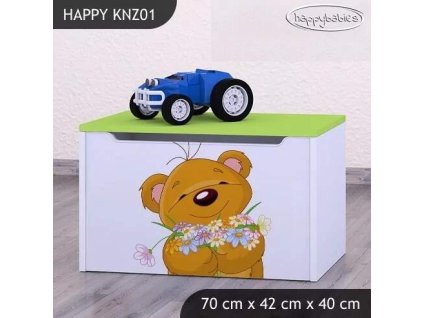vyr 27974 kufer na zabawki happy knz01 misiu z kwiatkami