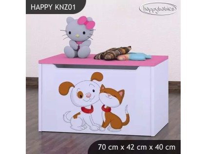 vyr 27979 kufer na zabawki knz 01 piesek i kotek