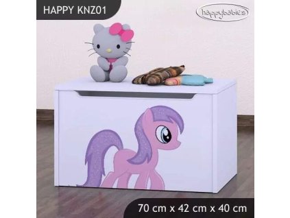 vyr 27986 kufer na zabawki happy knz01 rozowa pony