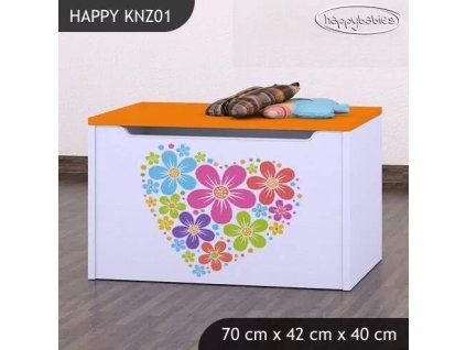 vyr 27996 kufer na zabawki knz 01 serce z kwiatow