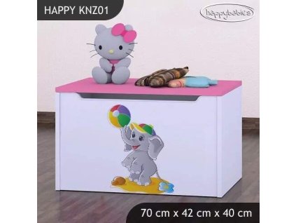 vyr 27999 kufer na zabawki happy knz01 slon z pilka