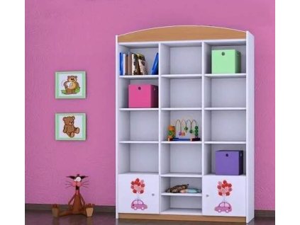 vyr 28076 regal wysoki happy rw16 rozowe auto z balonami