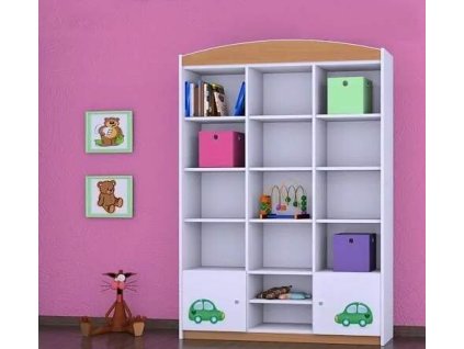 vyr 28112 regal wysoki happy rw16 zielone auto z balonami