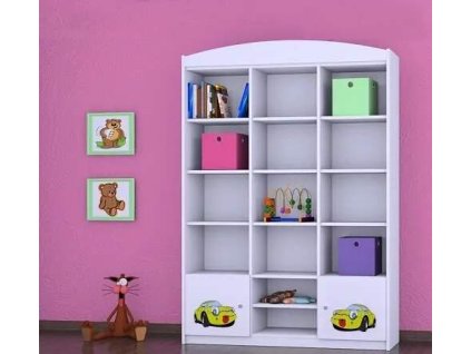 vyr 28114 regal wysoki happy rw16 zolty samochodzik