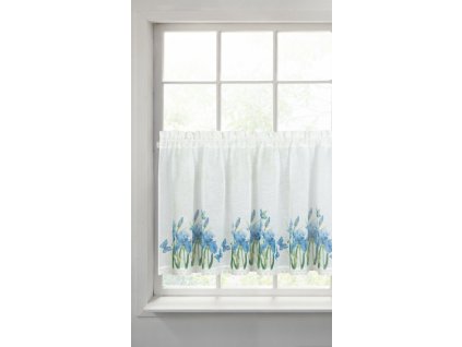 57394 firana gotowa ala na tasmie 150 x 60 cm bialy