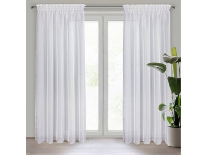 35962 firana gotowa alia na tasmie 140 x 270 cm bialy