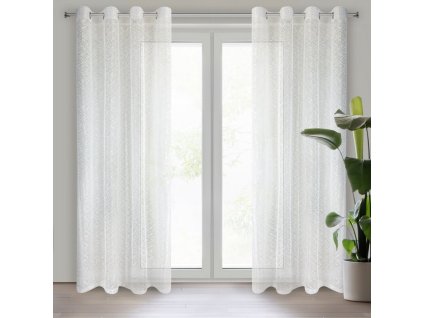 18601 firana gotowa amanda 140 x 250 cm kremowy