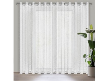 18607 firana gotowa amanda 400 x 250 cm bialy