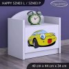 vyr 23265 szafka nocna happy szn03 zolty samochodzik 3
