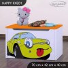 vyr 28026 kufer na zabawki happy knz01 zolty samochodzik