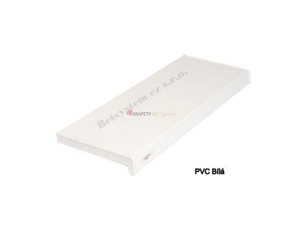 Plastový parapet bílý – šířka 100 mm