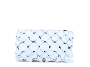 Dámské modré kožené kabelky crossbody Hermina