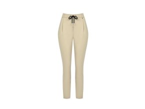 Dámské stylové pohodlné kalhoty béžové Rinascimento CFC80107483003 (Velikost XL)
