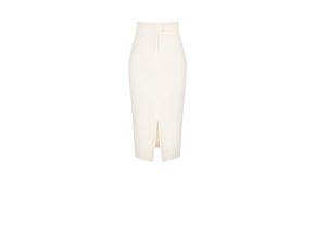 Dámská pouzdrová midi sukně ivory Rinascimento CFC80112562003