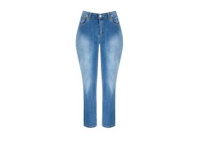 Dámské elastické džíny pro moletky modré Kitana CFC80112798003