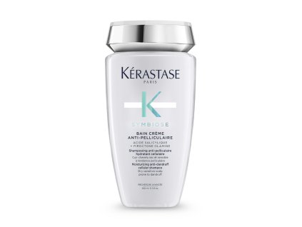 Kérastase SYMBIOSE BAIN CRÈME ANTI PELLICULAIRE HYDRATAČNÍ BUNĚČNÝ ŠAMPON PROTI LUPŮM PRO SUCHOU CITLIVOU POKOŽKU HLAVY SE SKLONEM K TVORBĚ LUPŮ. 250 ml