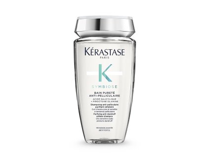 Kérastase SYMBIOSE BAIN PURETÉ ANTI PELLICULAIRČISTICÍ BUNĚČNÝ ŠAMPON PROTI LUPŮM PRO MASTNOU CITLIVOU POKOŽKU HLAVY SE SKLONEM K TVORBĚ LUPŮ. 250 ml