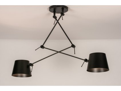 Závěsné svítidlo Snap Light Fosca Black Duo