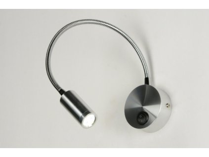 Nástěnné LED svítidlo na čtení Fibie Silver