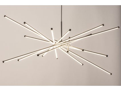 Závěsné designové LED svítidlo Beavey Black